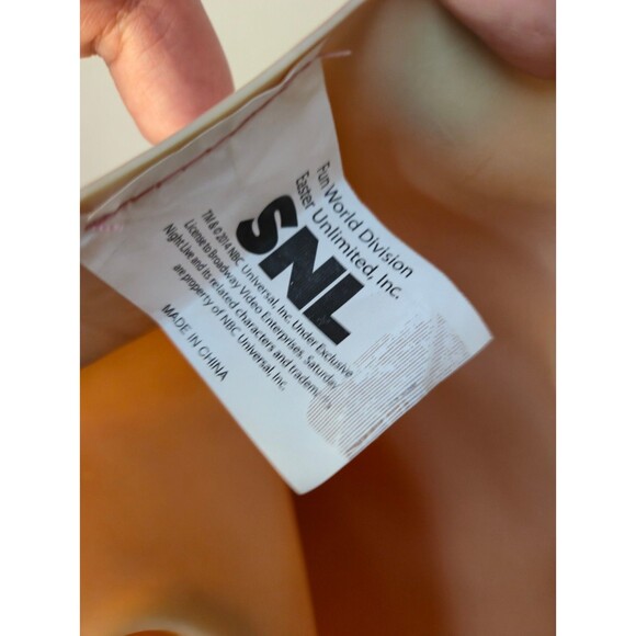 Coneheads Cap Costume SNL Halloween Mask RARE Cone Head Bald Cap Prop - Picture 6 of 6